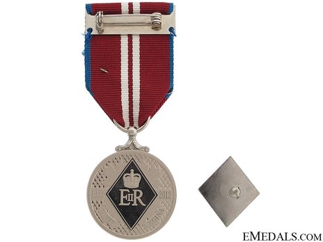 Queen Elizabeth II Diamond Jubilee Medal Reverse
