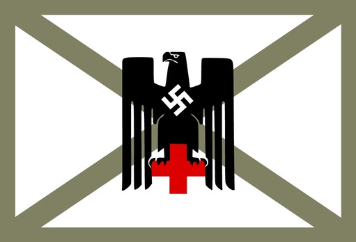 German Red Cross Deputy Landesführer Flag Obverse