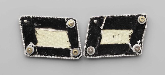 Waffen-SS Post-1942 Obergruppenführer Collar Tabs Reverse