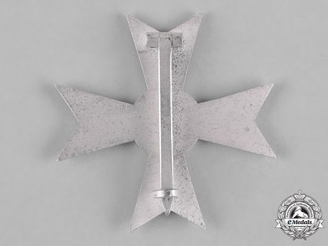 War Merit Cross I Class without Swords, by J. Bauer Reverse