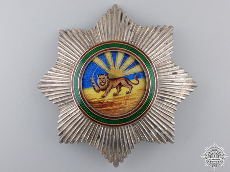 Order of Homayoun, I Class Breast Star Obverse