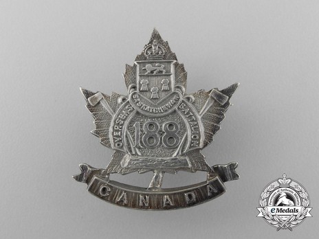 188th Infantry Battalion Officers Cap Badge Obverse
