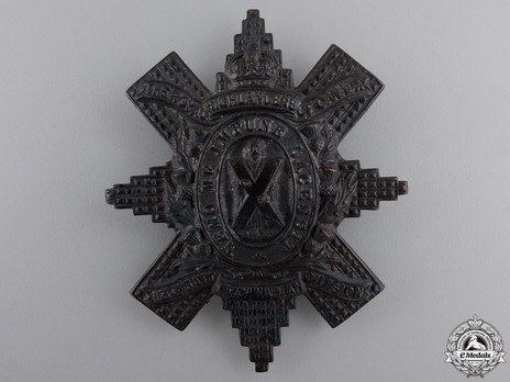 13th Infantry Battalion Other Ranks Glengarry Badge Obverse