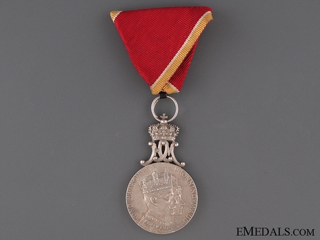 Coronation Medal 1906 in Silver Obverse