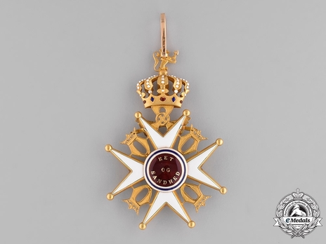 Order of St. Olav, Military Division, Grand Cross Reverse