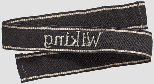 Waffen-SS Wiking NCO/EM's Cuff Title (RZM machine-embroidered version) Reverse