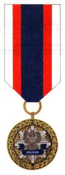 Decoration for Meritorious Policemen, I Class Obverse