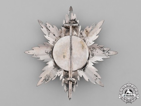Order of Philip the Magnanimous, Type II, Grand Cross Breast Star (in silver gilt) Reverse