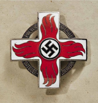 Fire Brigade Honour Badge, I Class (1936-1938) Obverse