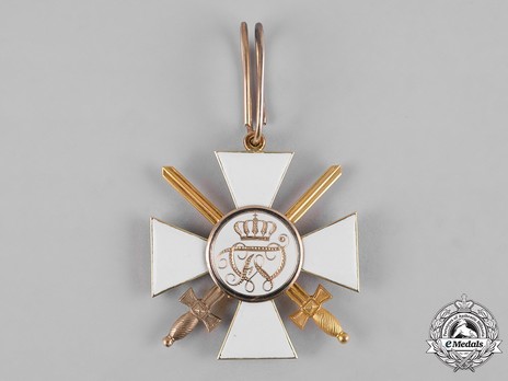 Order of the Red Eagle, Type IV, Military Division, II Class Cross Reverse