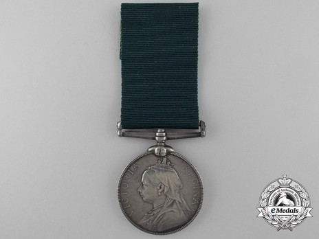 Silver Medal (for United Kingdom recipients, with Queen Victoria effigy) Obverse
