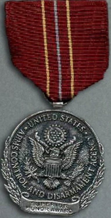 Us arms control and disarmament agency superior honor award medal