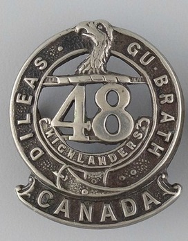 15th Infantry Battalion Officers Collar Badge Obverse