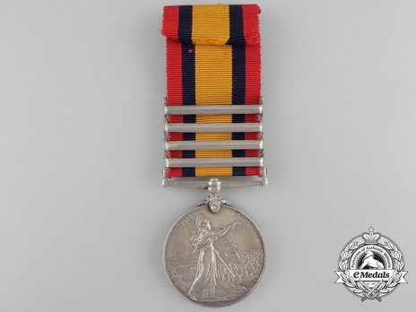 Silver Medal (minted without date, with 4 clasps) Reverse