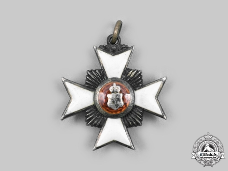 Princely Honour Cross, Civil Division, II Class Cross Miniature Reverse