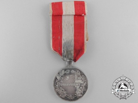 Navy Long Service Medal in Silver Medal (1851-) Reverse