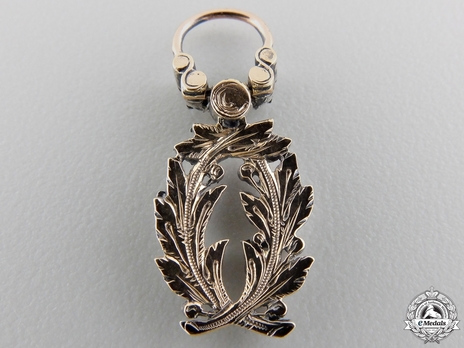 Order of Academic Palms, Miniature (in Diamonds) Reverse