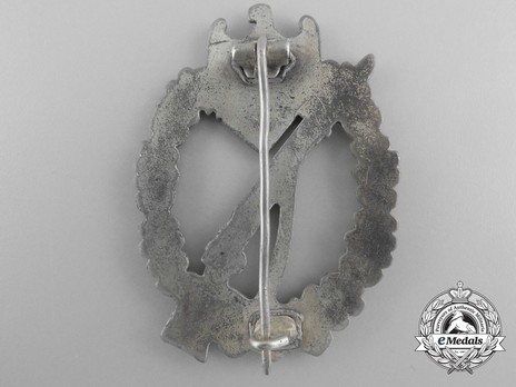 Infantry Assault Badge, by C. Wild (in silver) Reverse