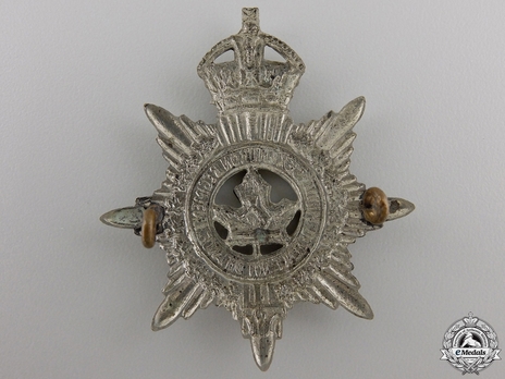 Middlesex & Huron Regiment Officers Cap Badge Reverse