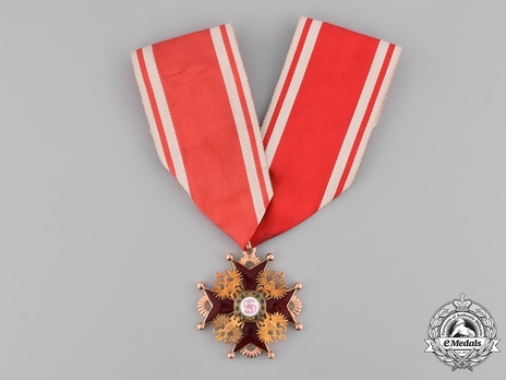 Order of Saint Stanislaus II Class Badge Obverse