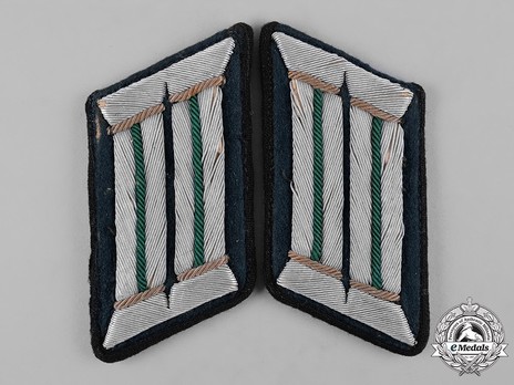 German Army Administrative Officer Ranks Field Collar Tabs Obverse