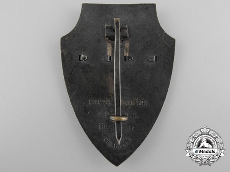 Schlageter Shield, 1st Pattern Reverse