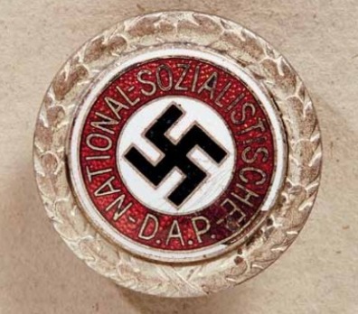 NSDAP Silver Party Badge Obverse