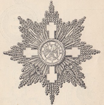 Type I, Military Division, Grand Officer's Breast Star