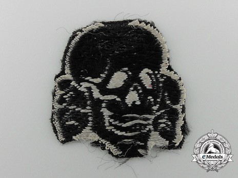 Waffen-SS NCO/EM's Cloth Cap Death's Head Reverse