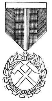Decoration for Merit in the Mining Industry, I Class Obverse