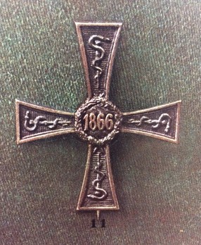 Commemorative Cross for Civilian Doctors, 1866 Obverse