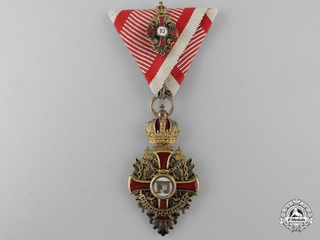 Order of Franz Joseph, Type II, Military Division, Commander Miniature