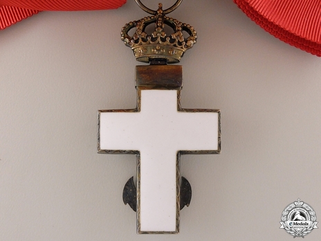 Grand Cross (white distinction) (silver, silver gilt) Reverse
