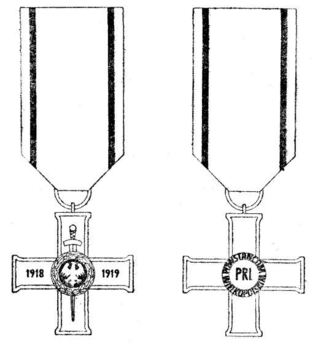 Greater Poland Uprising Cross (1957-1989) Obverse and Reverse