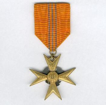 Order of the Eagle Cross, Gold Cross Reverse