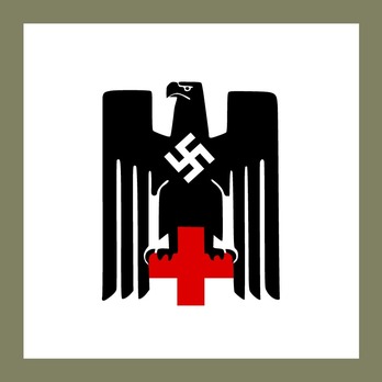 German Red Cross Deputy Kreisführer Flag Obverse