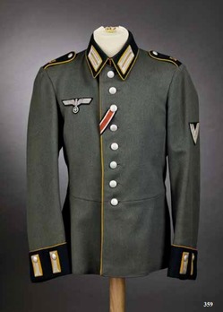 German Army Cavalry EM's Dress Tunic Obverse