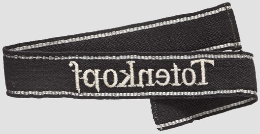 Waffen-SS Totenkopf NCO/EM's Cuff Title Reverse