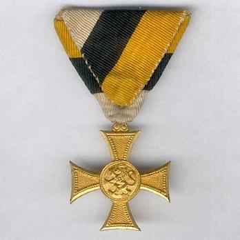Long Service Cross, Type II, II Class, for 10 Years Reverse