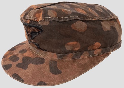 Waffen-SS Camouflaged Field Cap (Lateral Plane Tree pattern) Profile