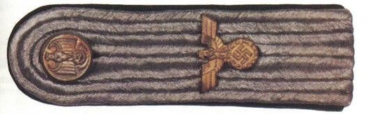 Diplomatic Corps 1940 Field-Grey Pattern Higher Career Officials Group 5 Shoulder Boards Obverse