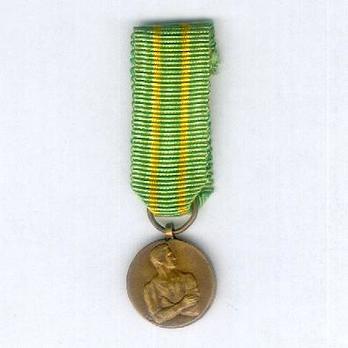 Miniature Bronze Medal (for German Military Resisters, stamped "J.W.") Obverse