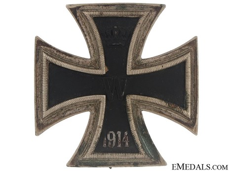 Iron Cross 1914, I Class Cross, by C. E. Juncker Obverse
