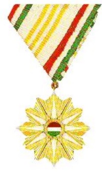 Order of the Star of the Hungarian People's Republic, III Class Obverse