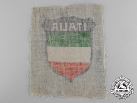 German Army Italy Sleeve Insignia (1st version) Reverse