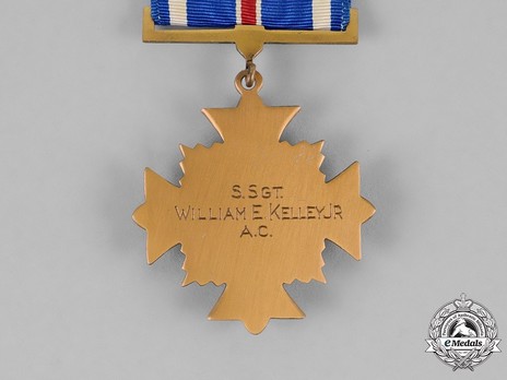 Distinguished Flying Cross (Engraved) Reverse