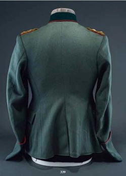 German Army General's Piped Field Tunic Reverse