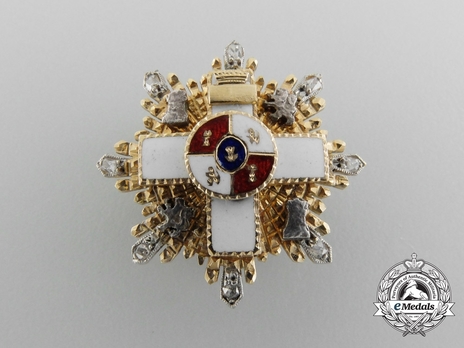 Miniature 3rd Class Breast Star (gold and diamonds) Obverse