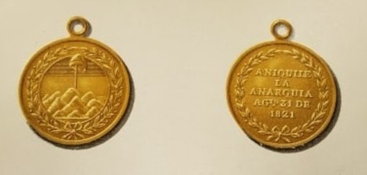 Punta del Medano Medal, Gold Medal Obverse and Reverse