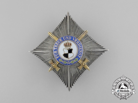 House Order of Hohenzollern, Type II, Military Division, Honour Commander Breast Star Obverse